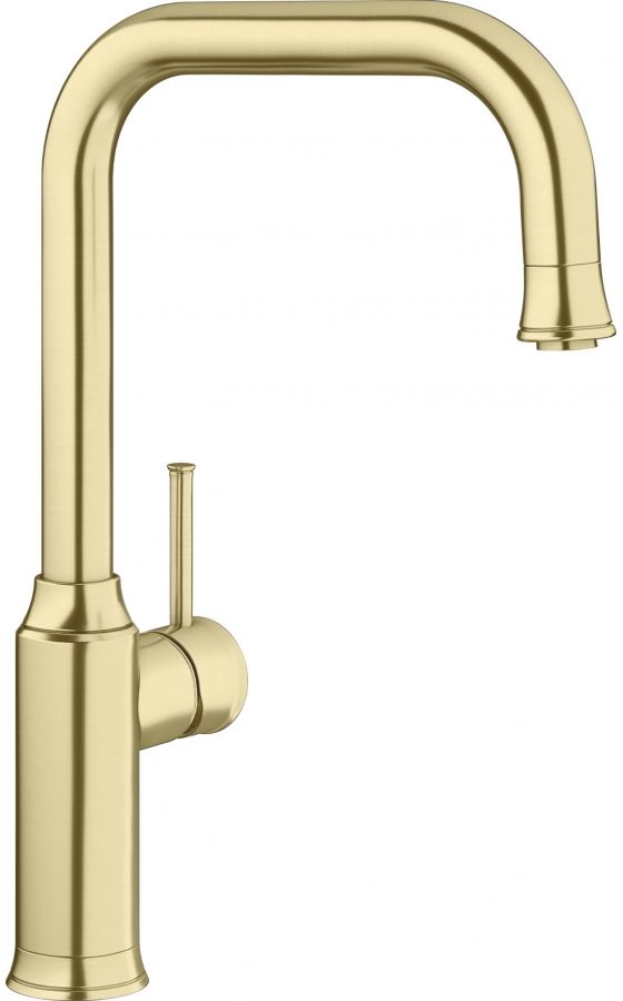 Blanco Livia-S grifo de cocina de pie oro/oro arcaico-satinado 526687