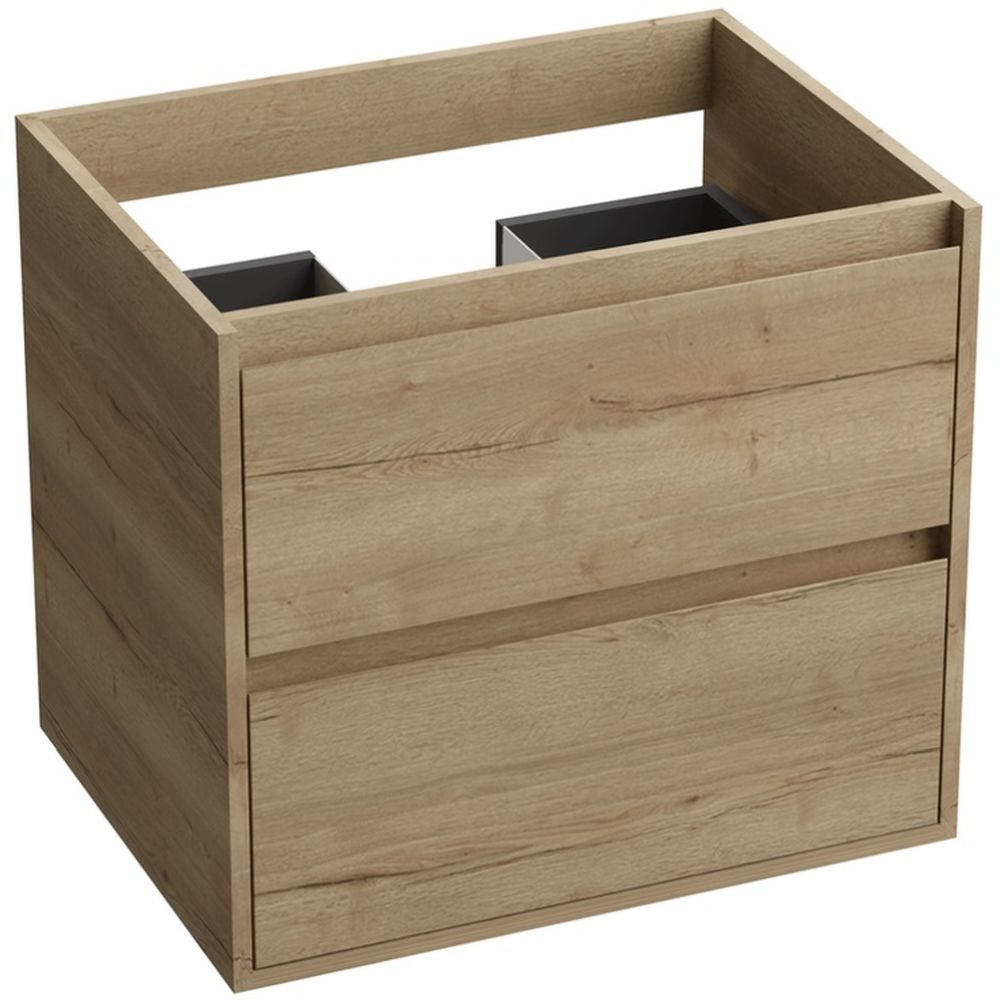 LaVita Minnesota armario 60.5x46x54.2 cm suspendido, para lavabo roble 5900378324416