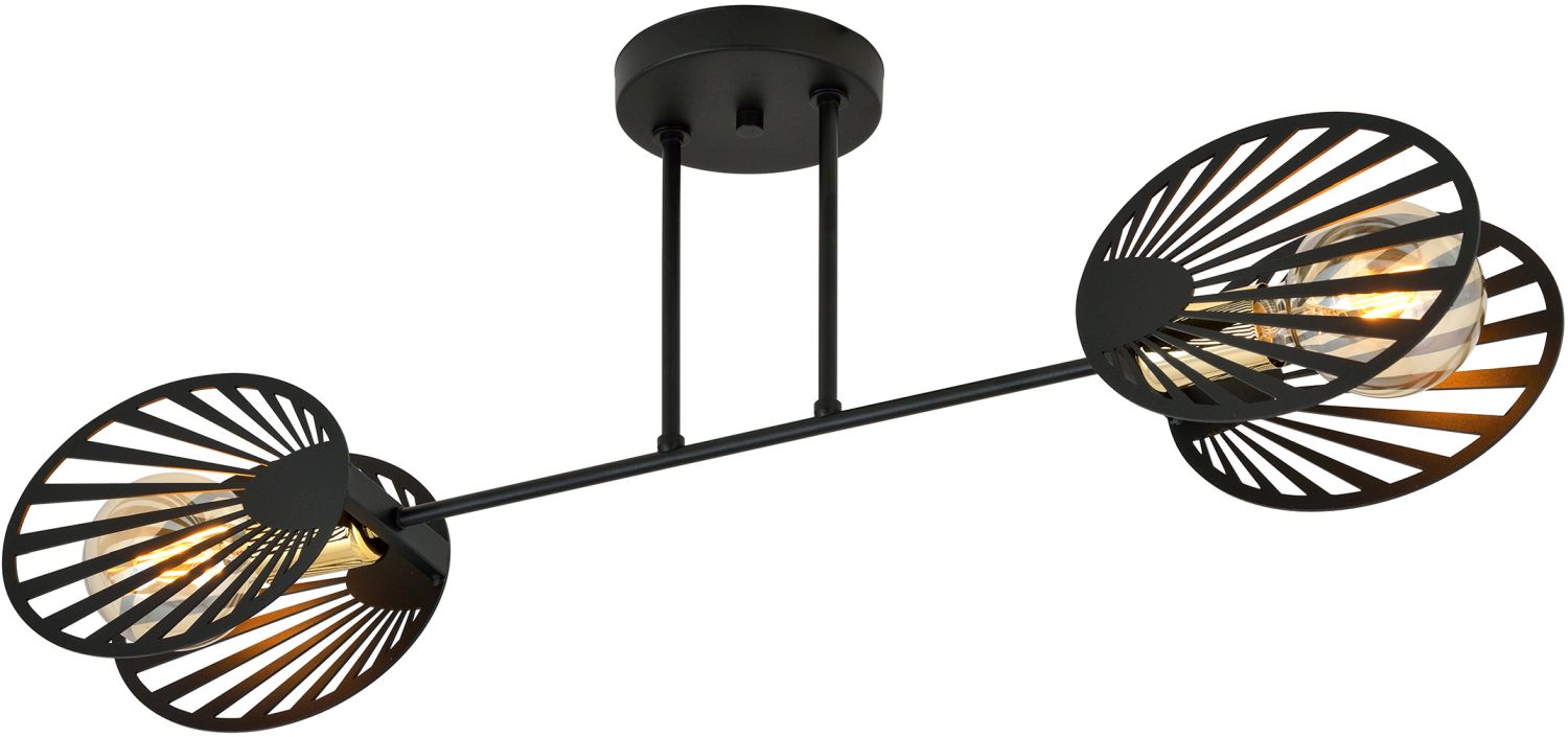 Emibig Talia lámpara de techo 2x15 W negro-oro 1181/2