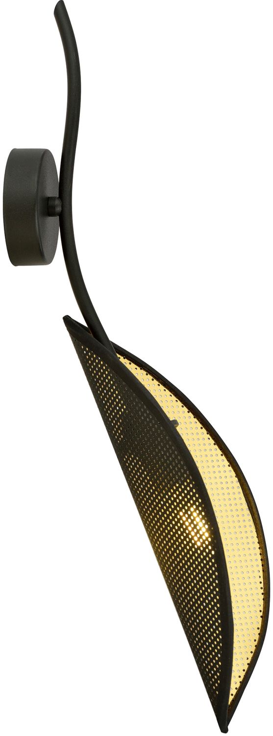 Emibig Lotus lámpara de pared 1x10 W negro-oro 1106/K1