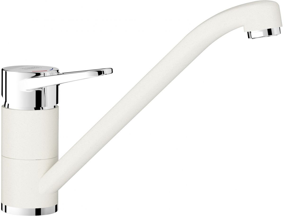 Blanco Wega II grifo de cocina de pie cromo-blanco 526408