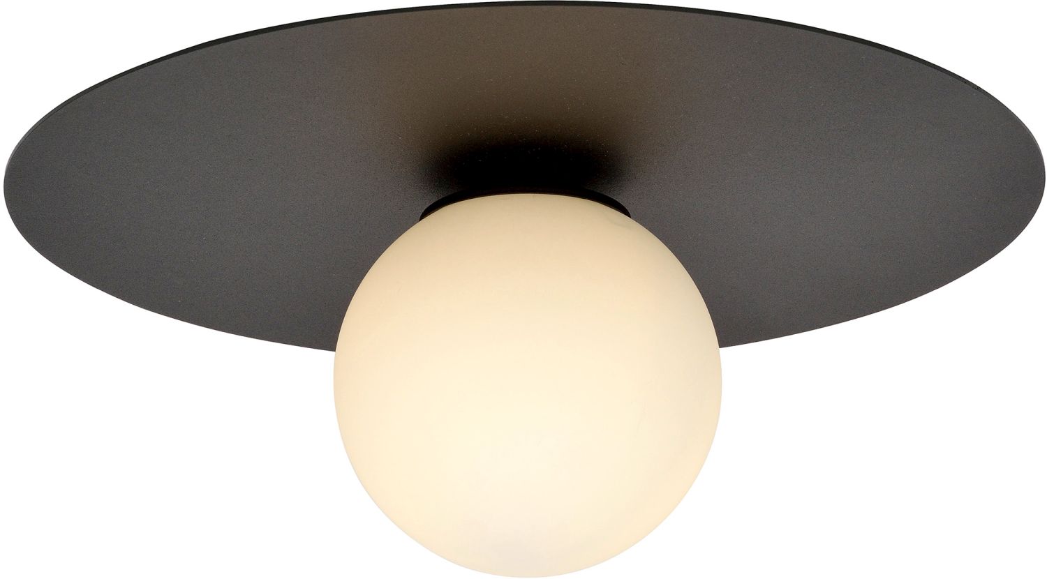 Emibig Solar lámpara de techo 1x10 W negro-ópalo 1127/1