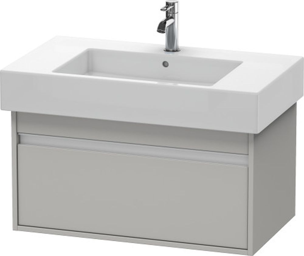 Duravit Ketho armario 80x45.5x41 cm suspendido, para lavabo gris KT669000707
