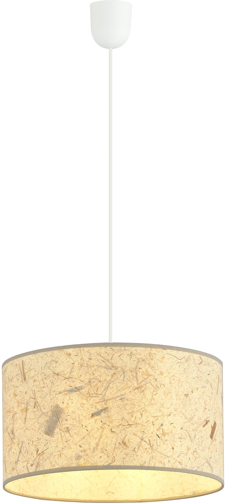 Emibig Aston lámpara colgante 1x15 W blanco-beige 1150/1