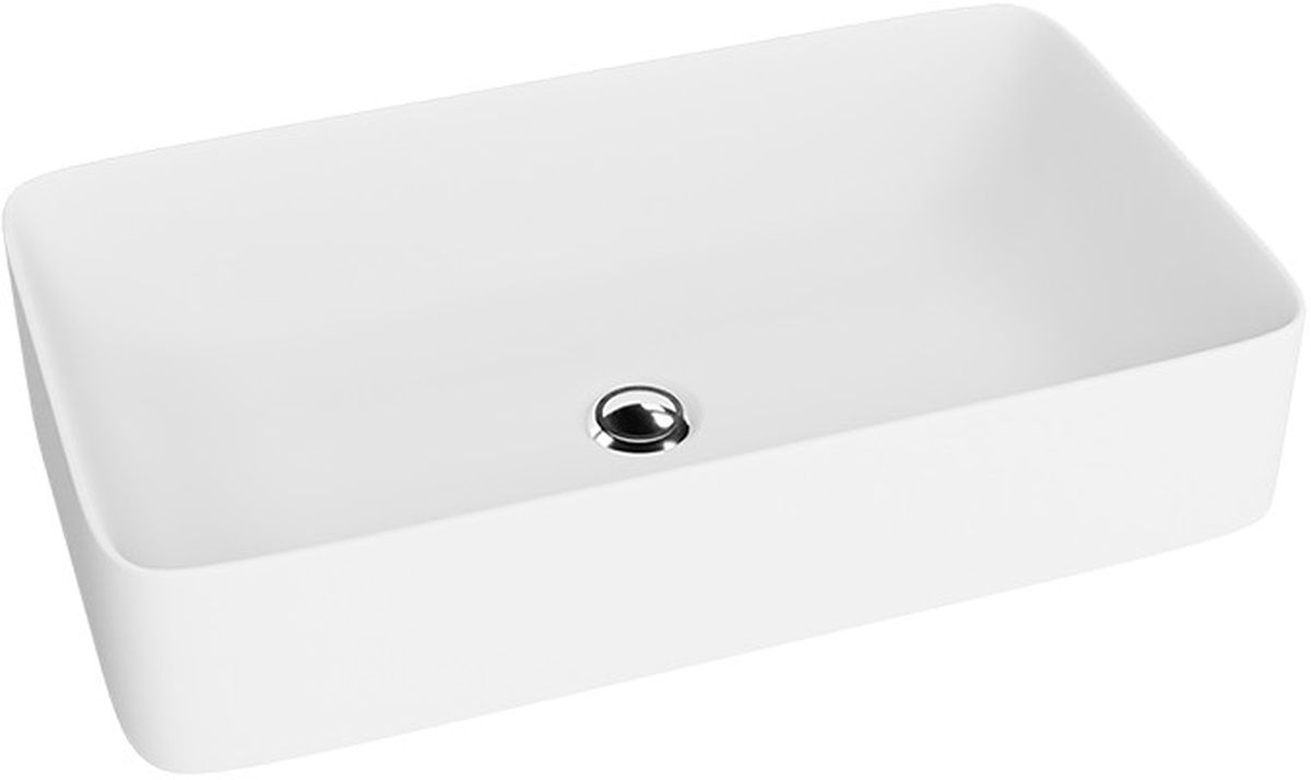 LaVita Pasana lavabo 60.5x34 cm rectangular sobre encimera blanco 5900378325932