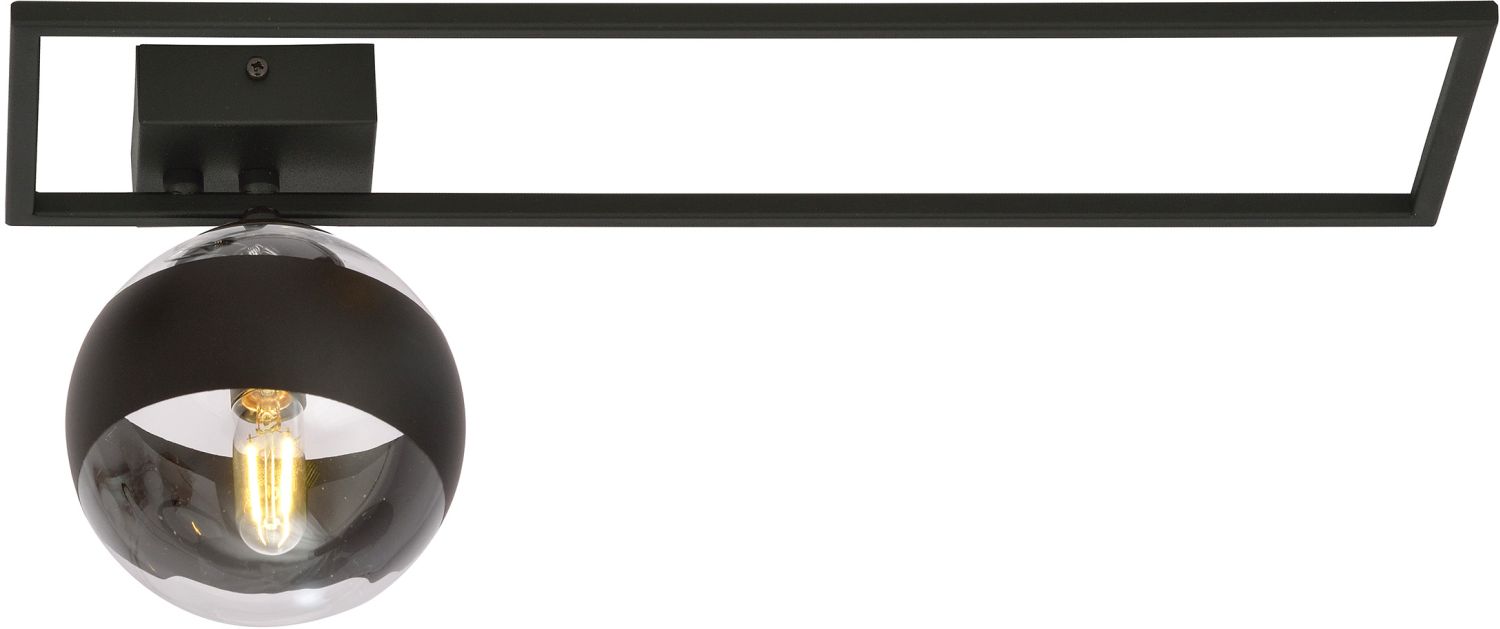 Emibig Imago Stripe lámpara de techo 1x10 W negro-transparente 1132/1B