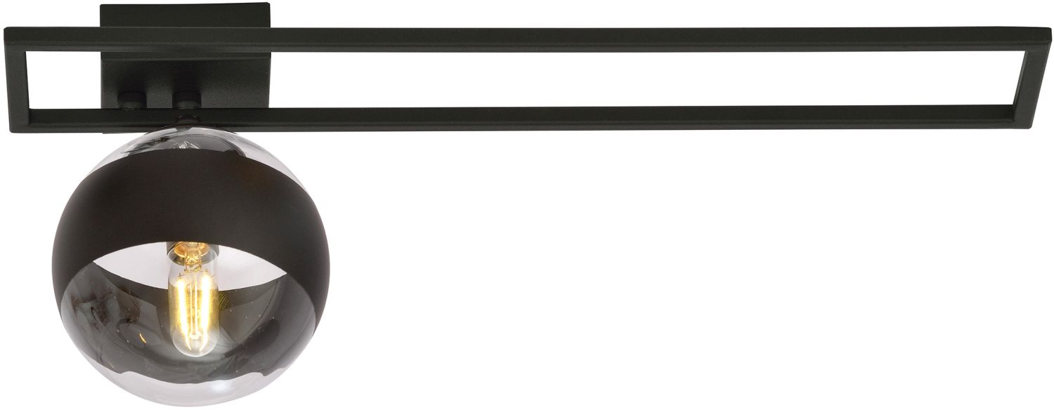 Emibig Imago Stripe lámpara de techo 1x10 W negro-transparente 1132/1C
