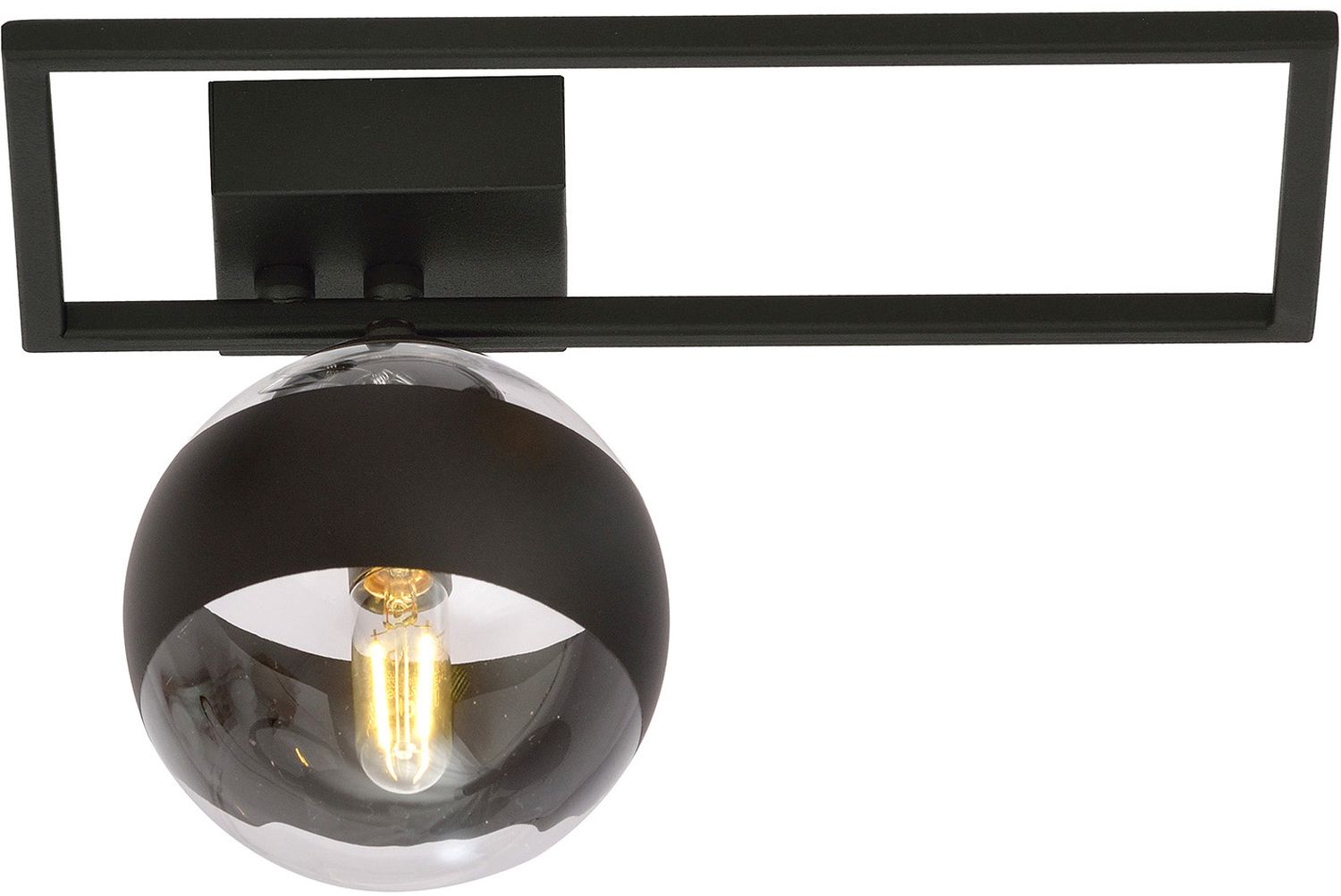 Emibig Imago Stripe lámpara de techo 1x10 W negro-transparente 1132/1D