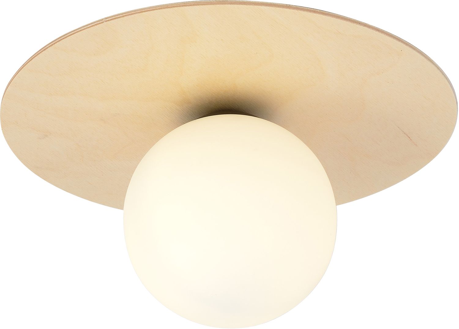 Emibig Kenzo lámpara de techo 1x10 W madera-ópalo 1142/1B