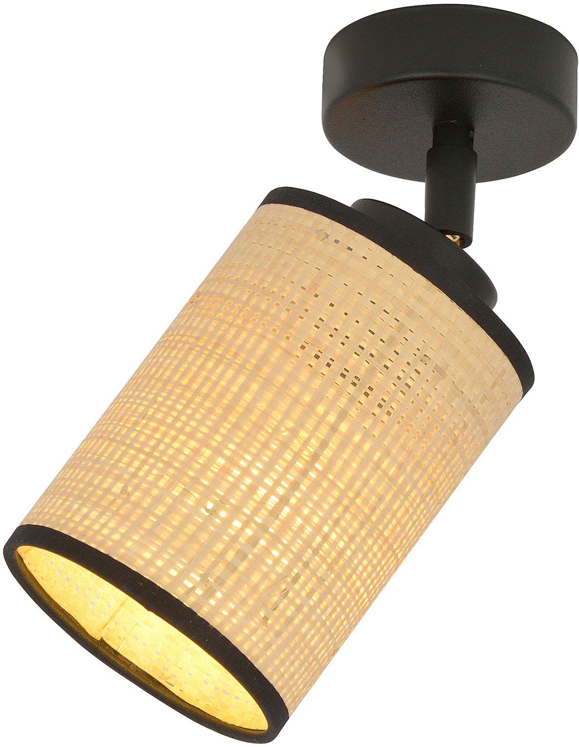 Emibig Yoga lámpara de techo 1x15 W negro-beige 1151/1