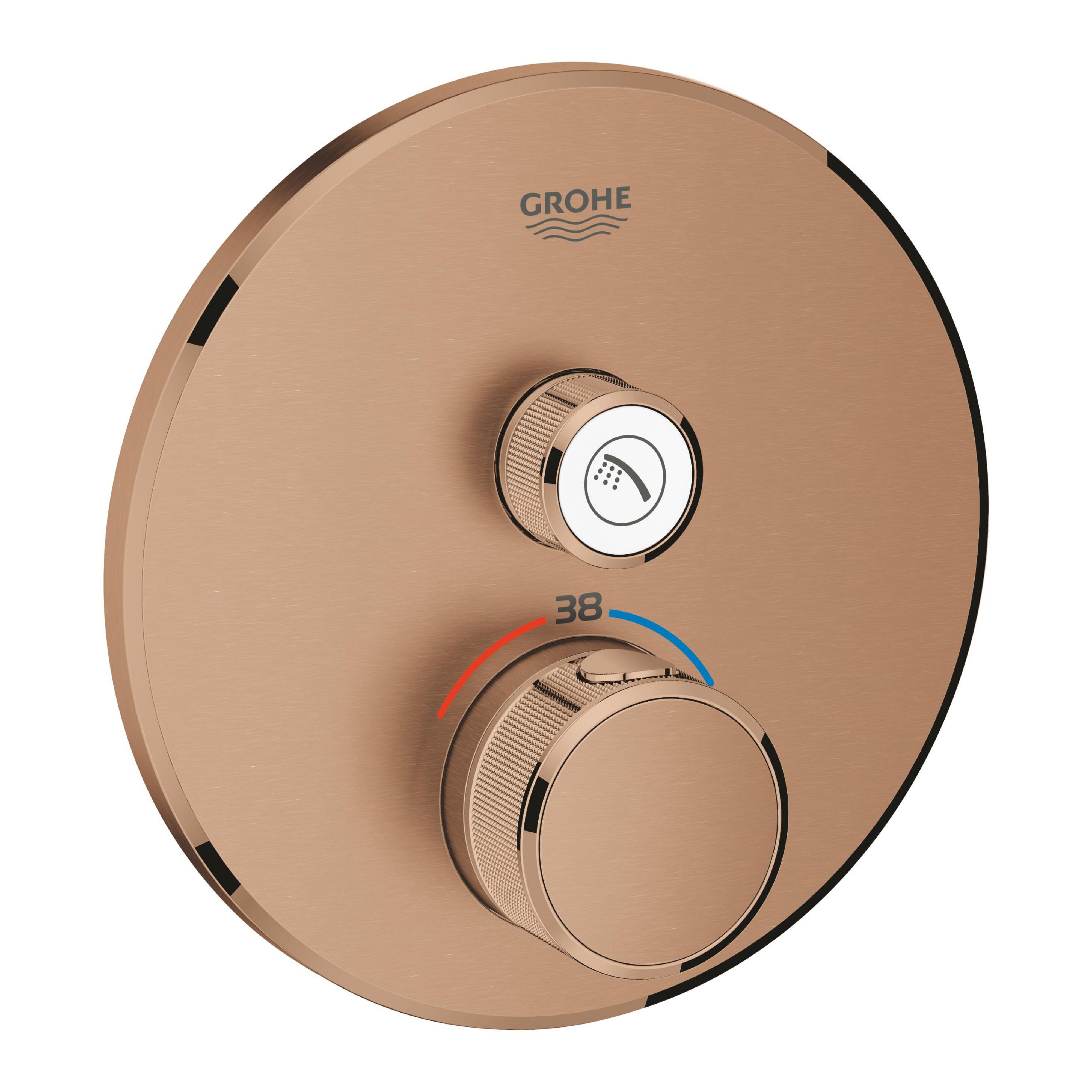 Grohe Grohtherm SmartControl grifo para ducha empotrado con termostato Brushed Warm Sunset 29118DL0