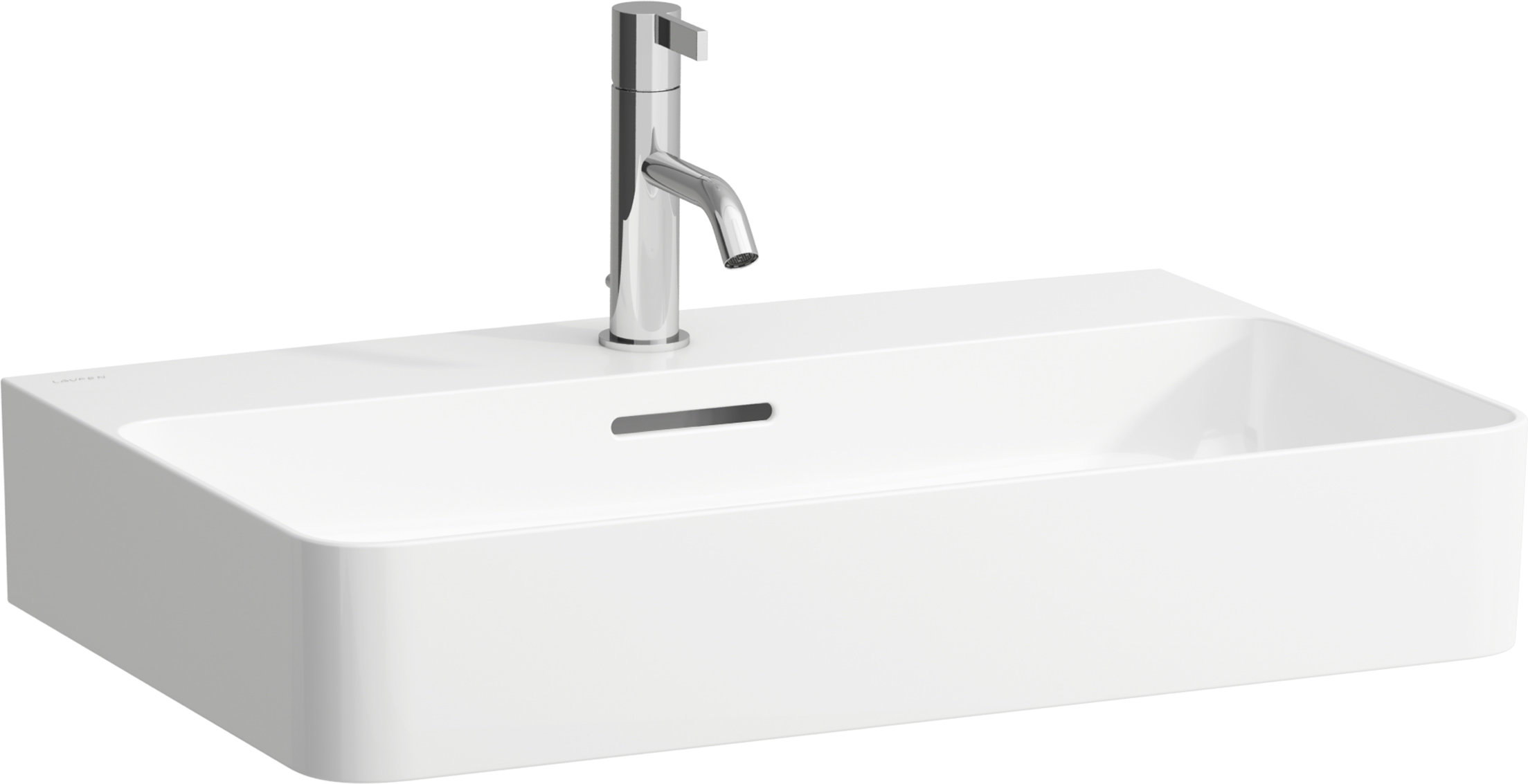 Laufen Val lavabo 65x42 cm rectangular clásico-sobre encimera blanco brillante H8162840001041