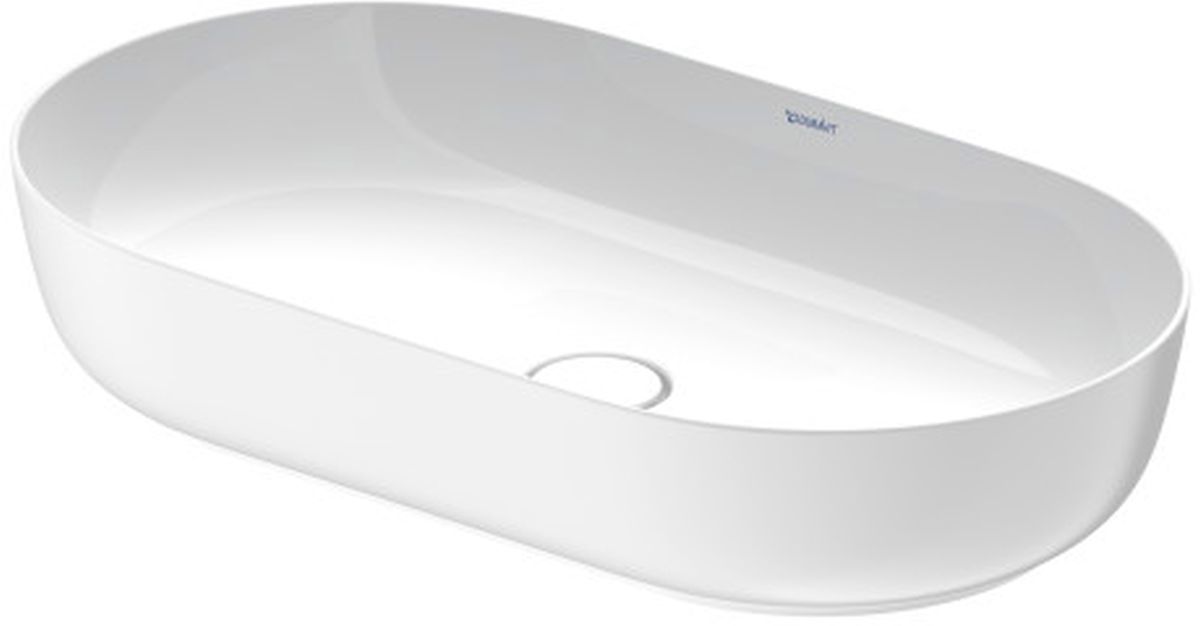 Duravit Luv lavabo 70x40 cm oval sobre encimera blanco 0379702600
