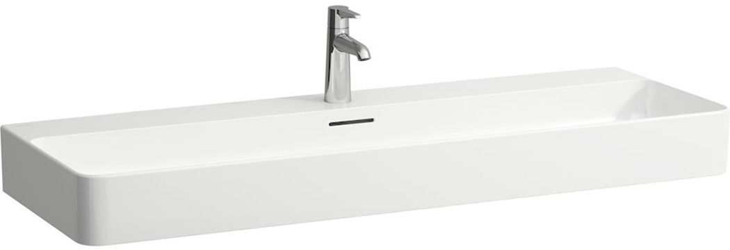 Laufen Val lavabo 120x42 cm rectangular clásico blanco mate H8102897571041