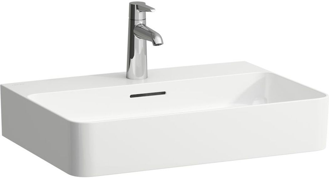Laufen Val lavabo 60x42 cm rectangular clásico-sobre encimera blanco mate H8162837571041