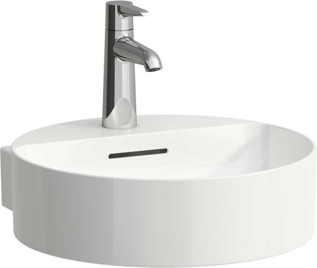Laufen Val lavabo 40x42.5 cm circular clásico blanco mate H8112817571041