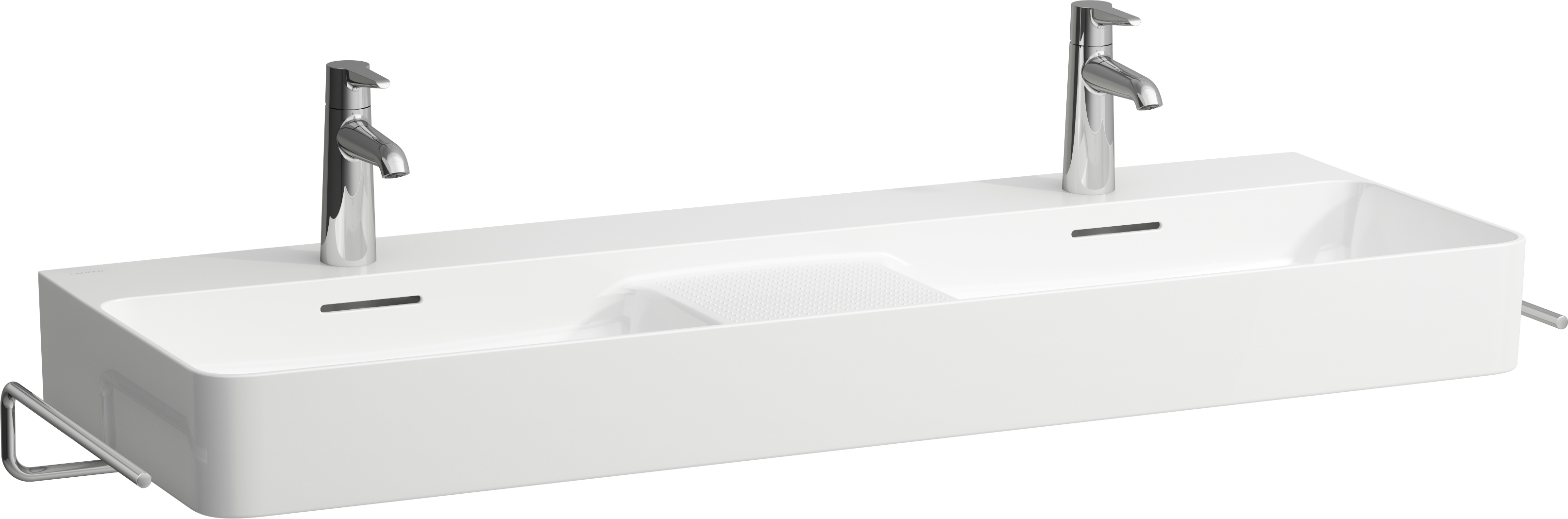 Laufen Val lavabo 120x42 cm rectangular clásico blanco brillante H8142824001041