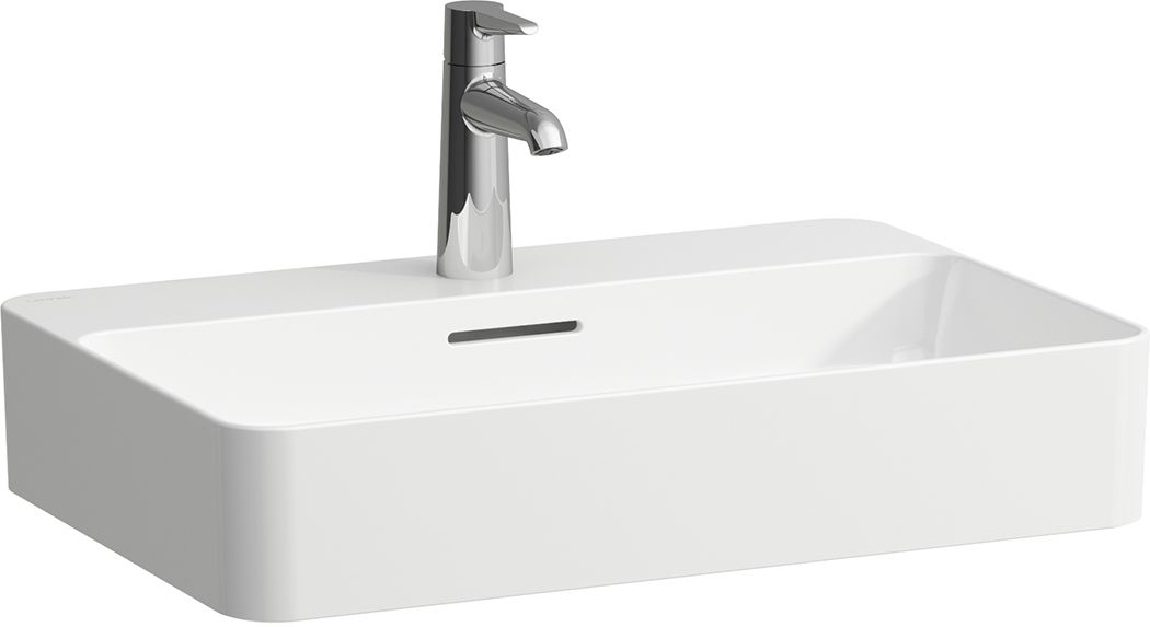 Laufen Val lavabo 60x40 cm rectangular sobre encimera blanco H8122850001041