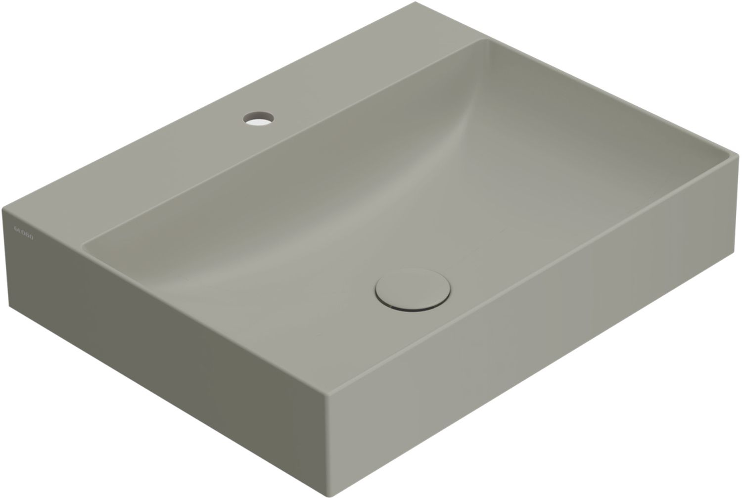 Globo T-Egde lavabo 60x47 cm rectangular sobre encimera B6R65CC