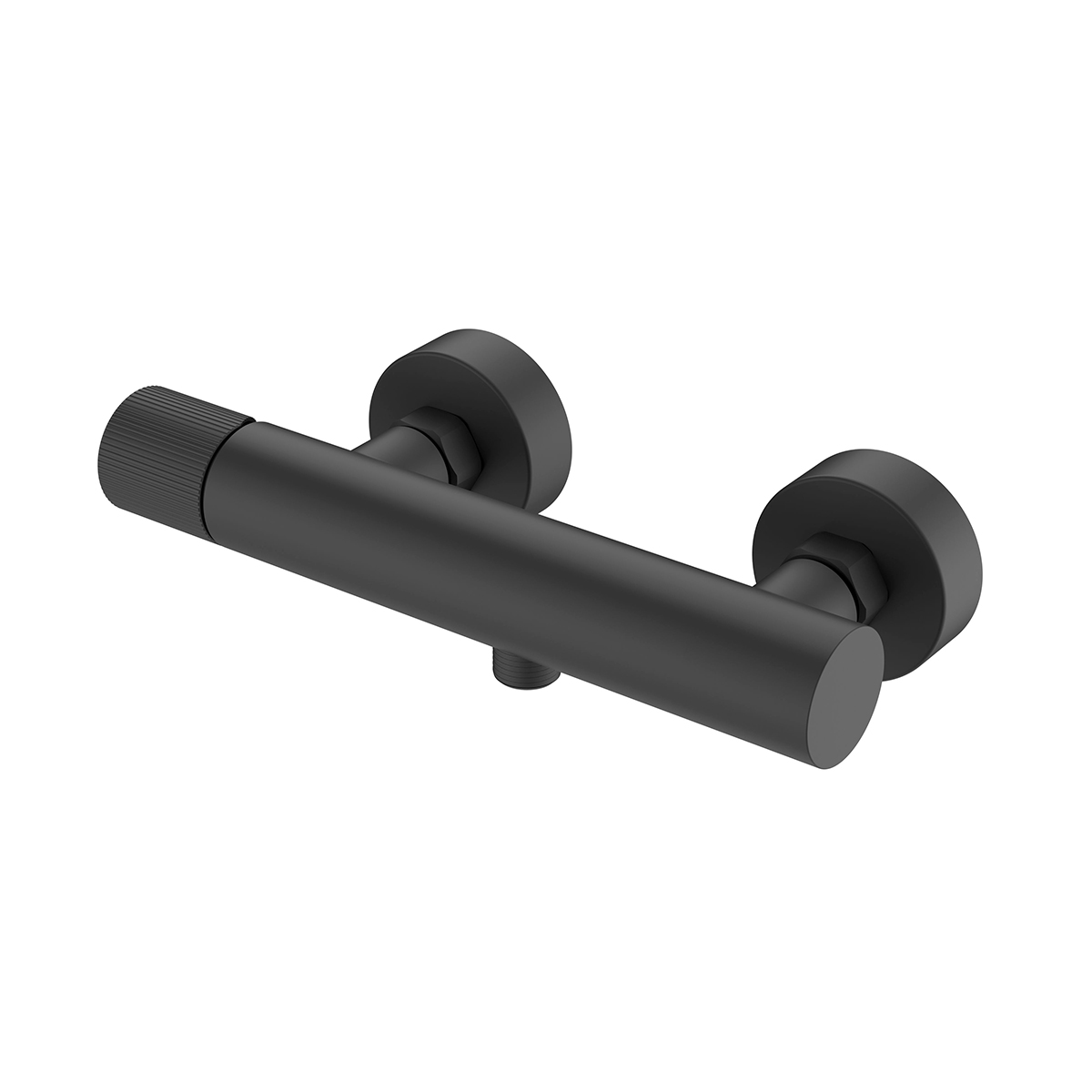 Ksuro 02 grifo para ducha a pared negro 12002030