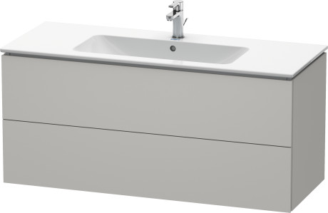 Duravit L-Cube armario 122x48.1x55 cm suspendido, para lavabo gris LC624300707