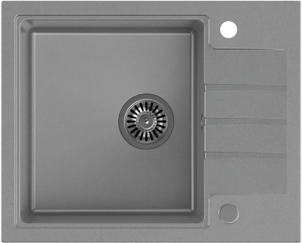 Quadron Peter fregadero graniteq 62x50 cm gris/grafito/ónix HCQP6250SZK