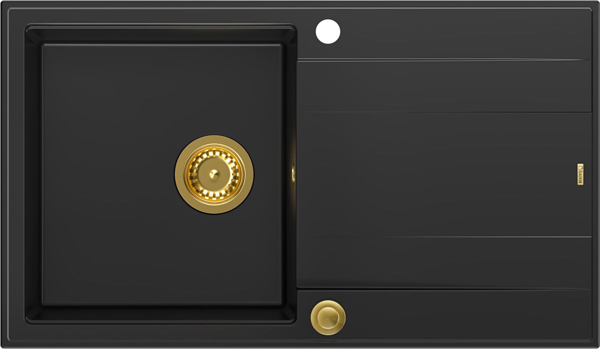 Quadron Evan fregadero graniteq 86x50 cm negro HCQE8650U7_PVDG1_P2O