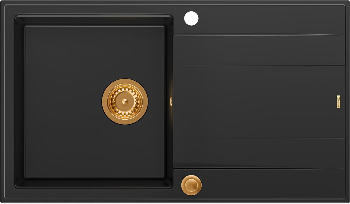 Quadron Evan fregadero graniteq 86x50 cm negro HCQE8650U7_PVDC1_P2O
