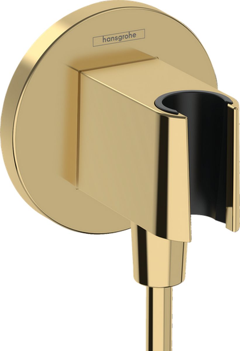 Hansgrohe Fixfit conector angular con soporte oro 26888990