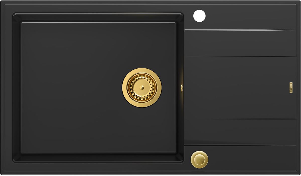 Quadron Evan fregadero graniteq 86x50 cm negro HCQE58650U7_PVDG1_P2O