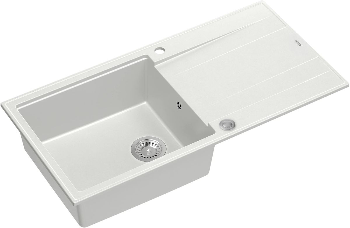 Quadron Evan fregadero graniteq 100x50 cm blanco HCQE10050U1_BS_P2O