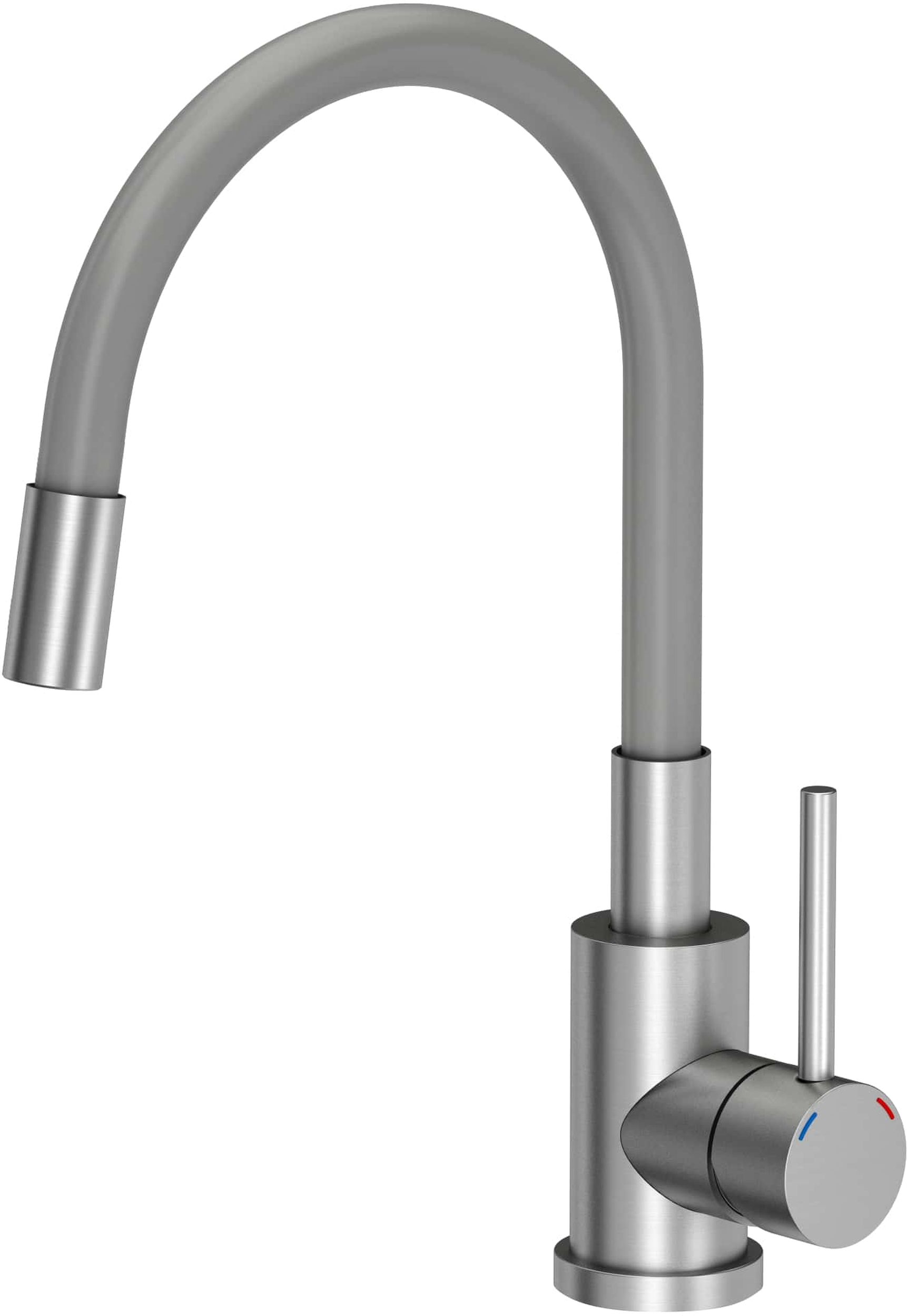 Quadron Maggie grifo de cocina de pie acero inoxidable-grafito/gris 3323503GR