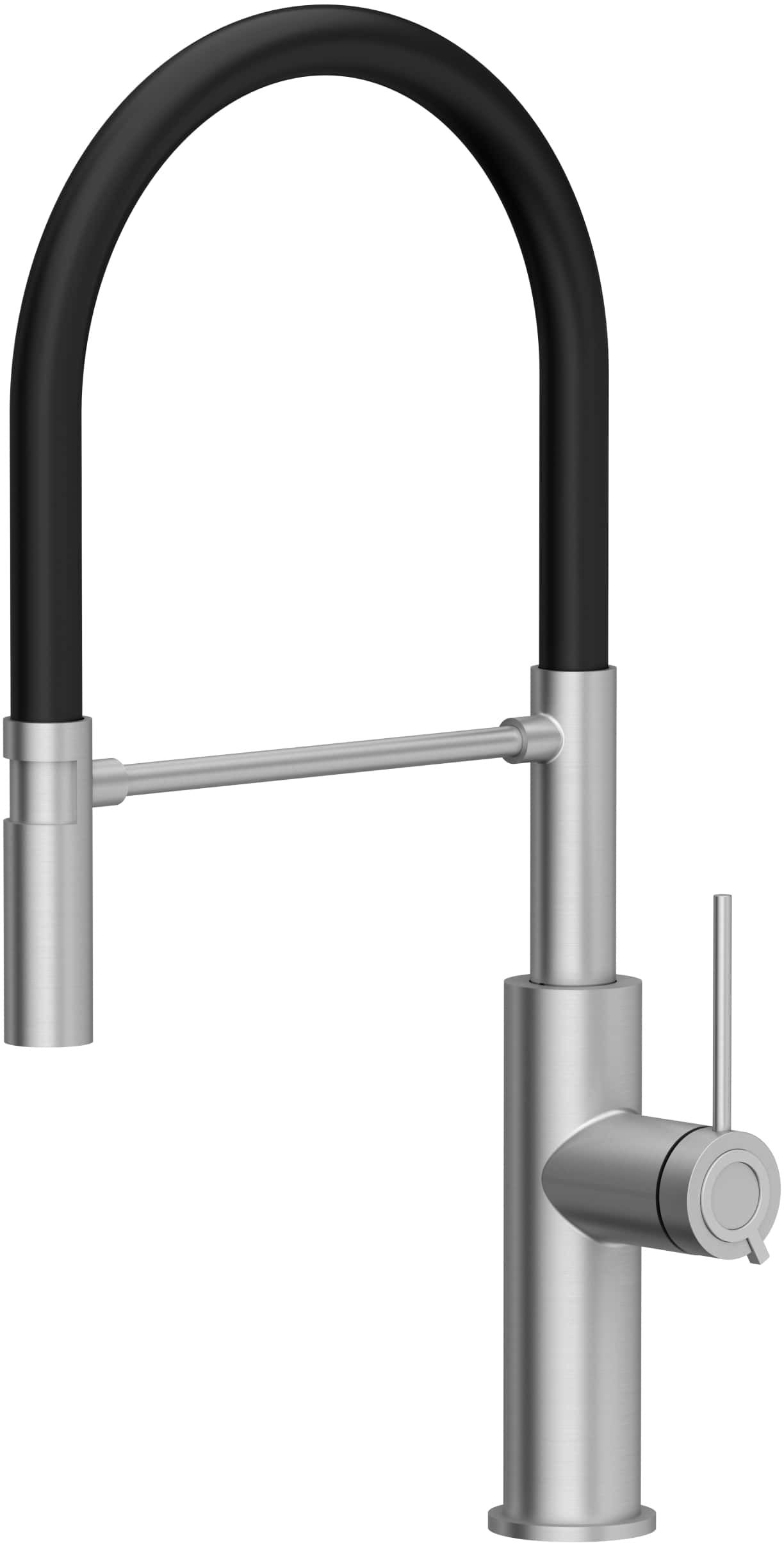 Quadron Gemma grifo de cocina de pie acero inoxidable-negro 3623501_BSBL
