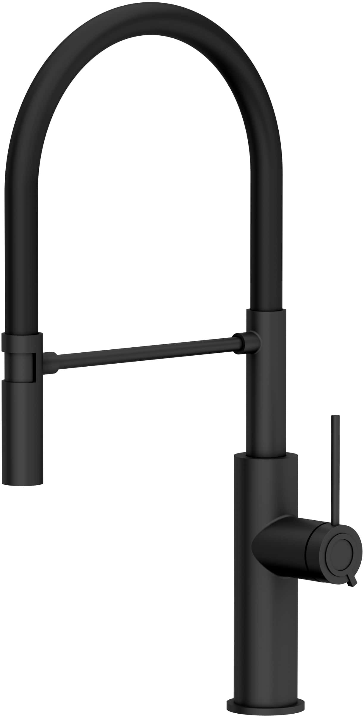 Quadron Gemma grifo de cocina de pie negro 3623501_BLM