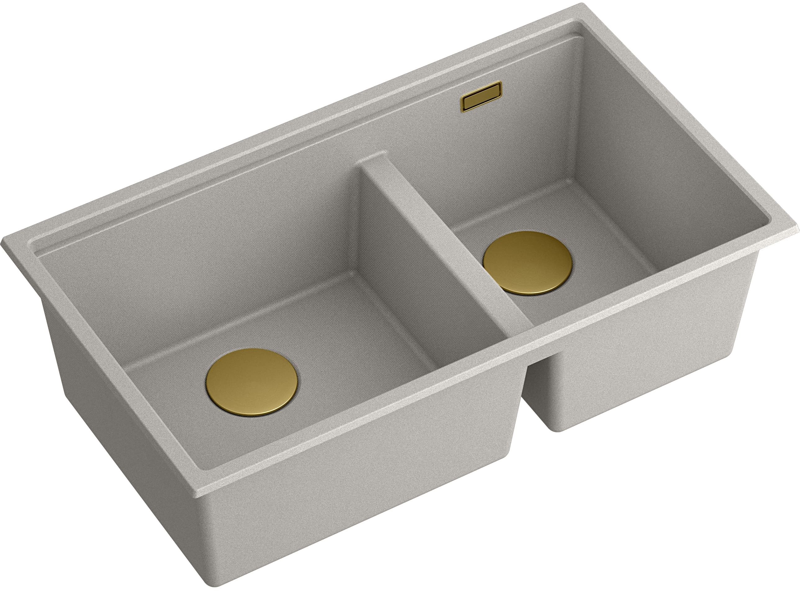 Quadron Clark 842 zlewozmywak 84x48.5 cm GraniteQ Hard Rock concrete BM3319102U-GR-PVDC1