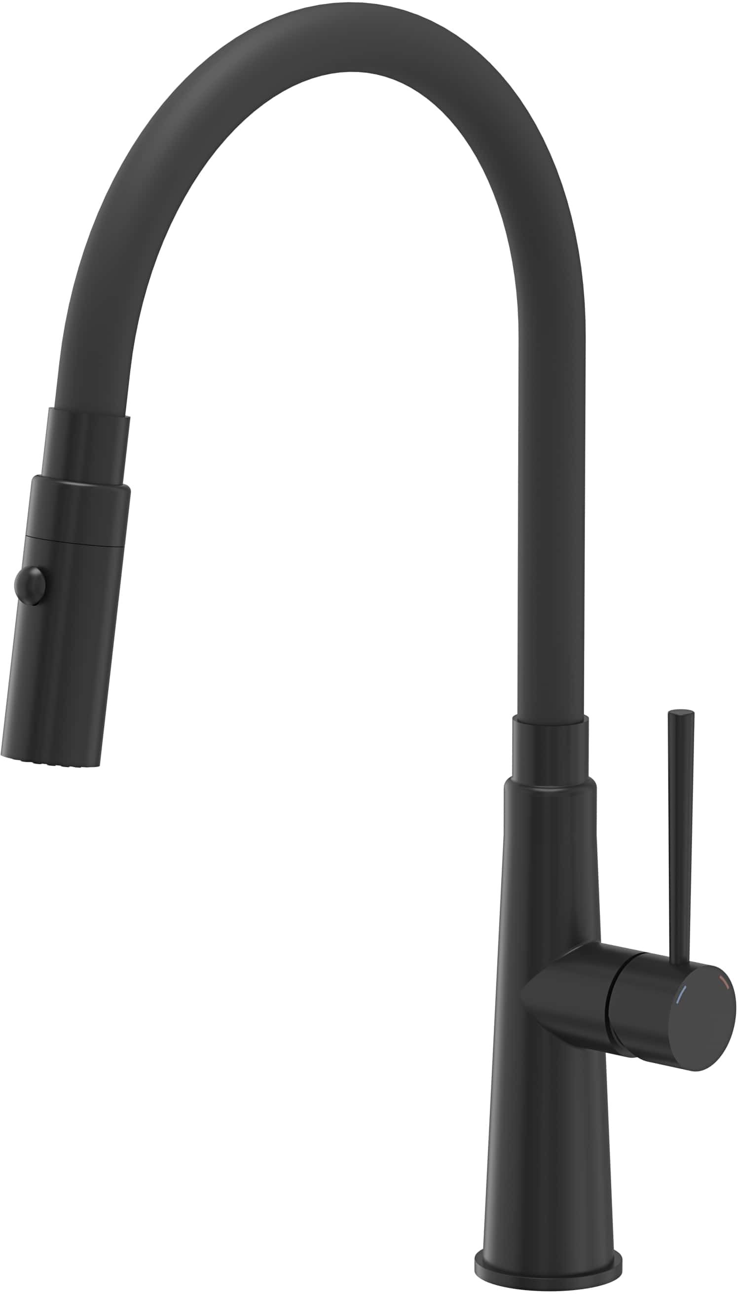 Quadron Gina grifo de cocina de pie negro 3922505_BLM