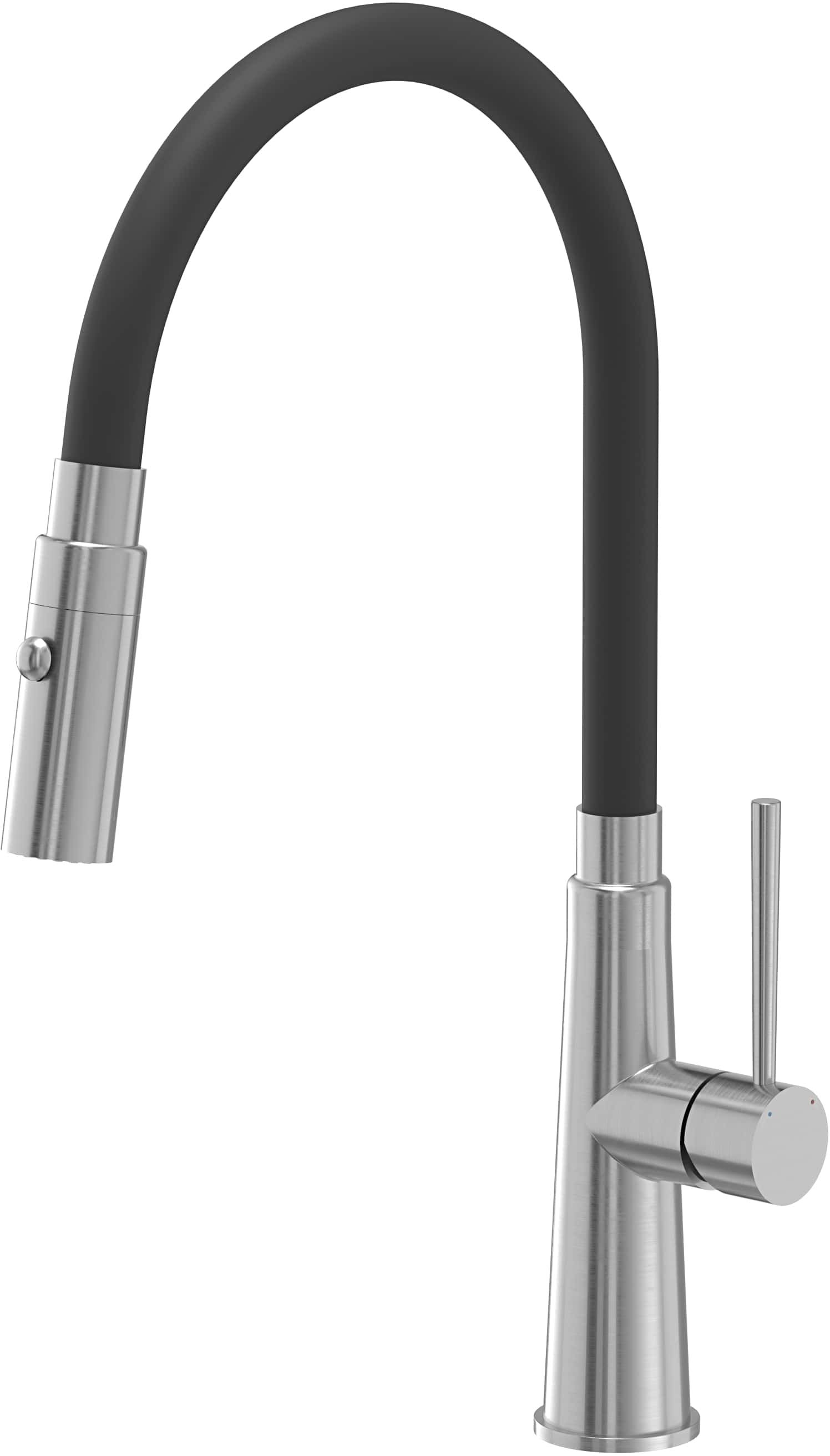 Quadron Gina grifo de cocina de pie acero inoxidable-negro 3922505_BSBL