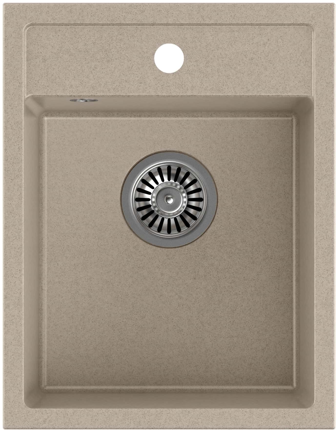 Quadron Johnny fregadero graniteq 50x39 cm beige HCQJ3950BEZK