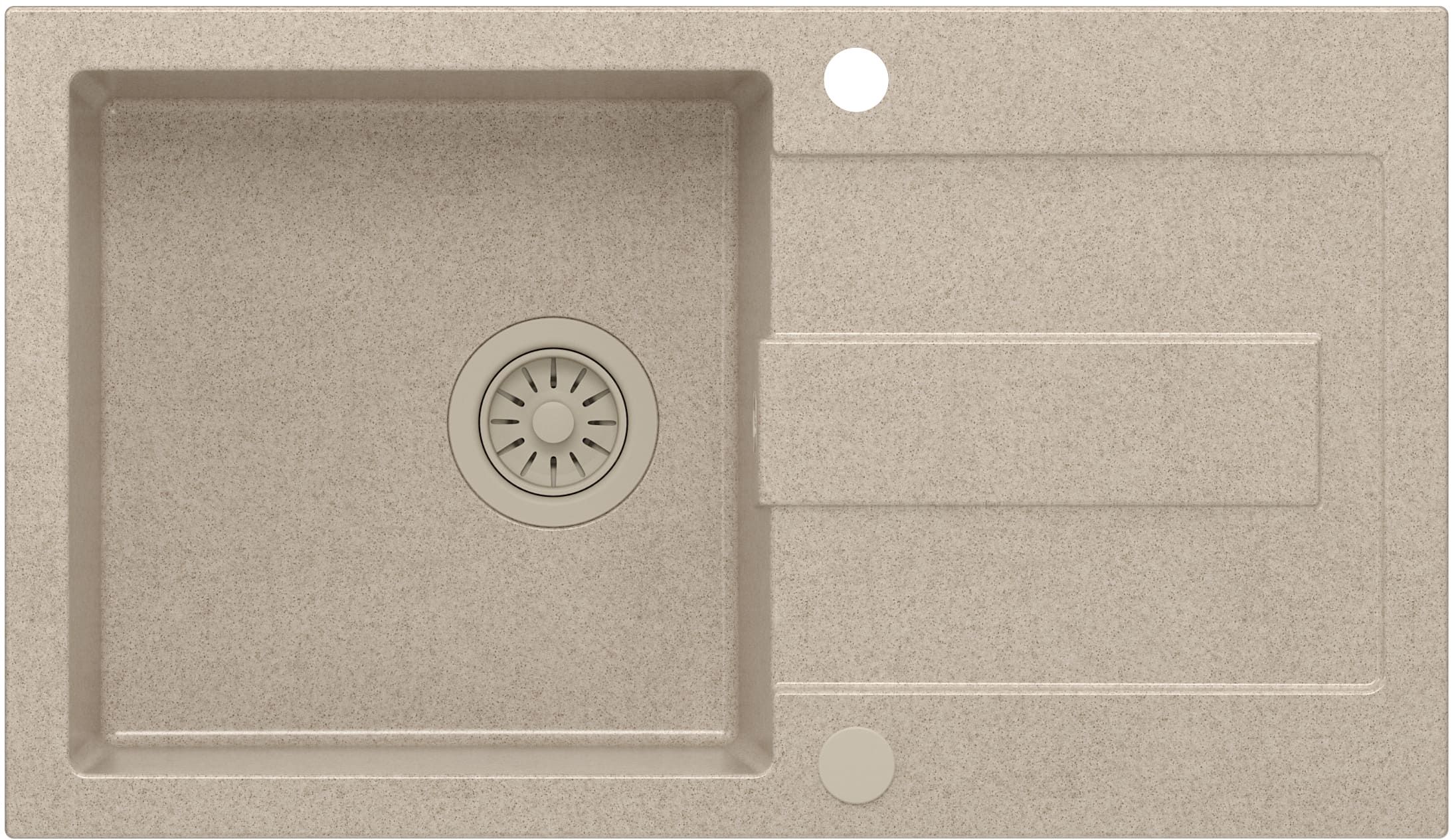 Quadron Christian fregadero graniteq 78x45 cm beige HCQC7845BEZK_PC