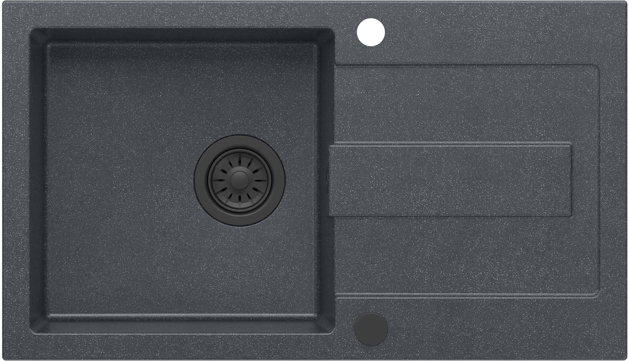 Quadron Christian fregadero graniteq 78x45 cm negro HCQC7845CZK_PC