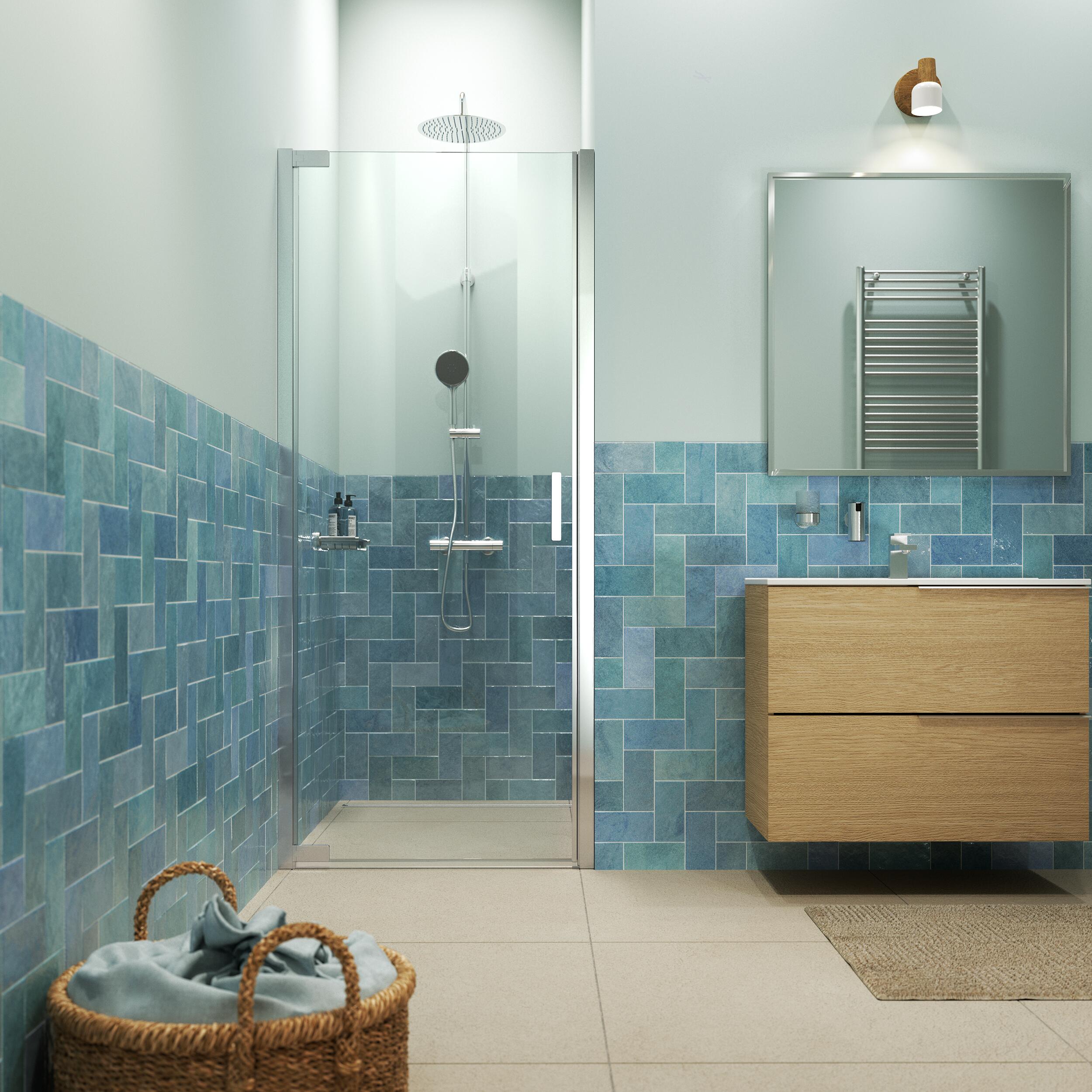 Sealskin INC puerta de ducha 90 cm oscilante cromo brillante/vidrio transparente XI200906265100