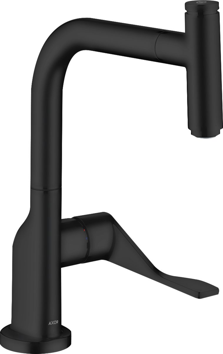 Axor Citterio grifo de cocina de pie negro 39861670