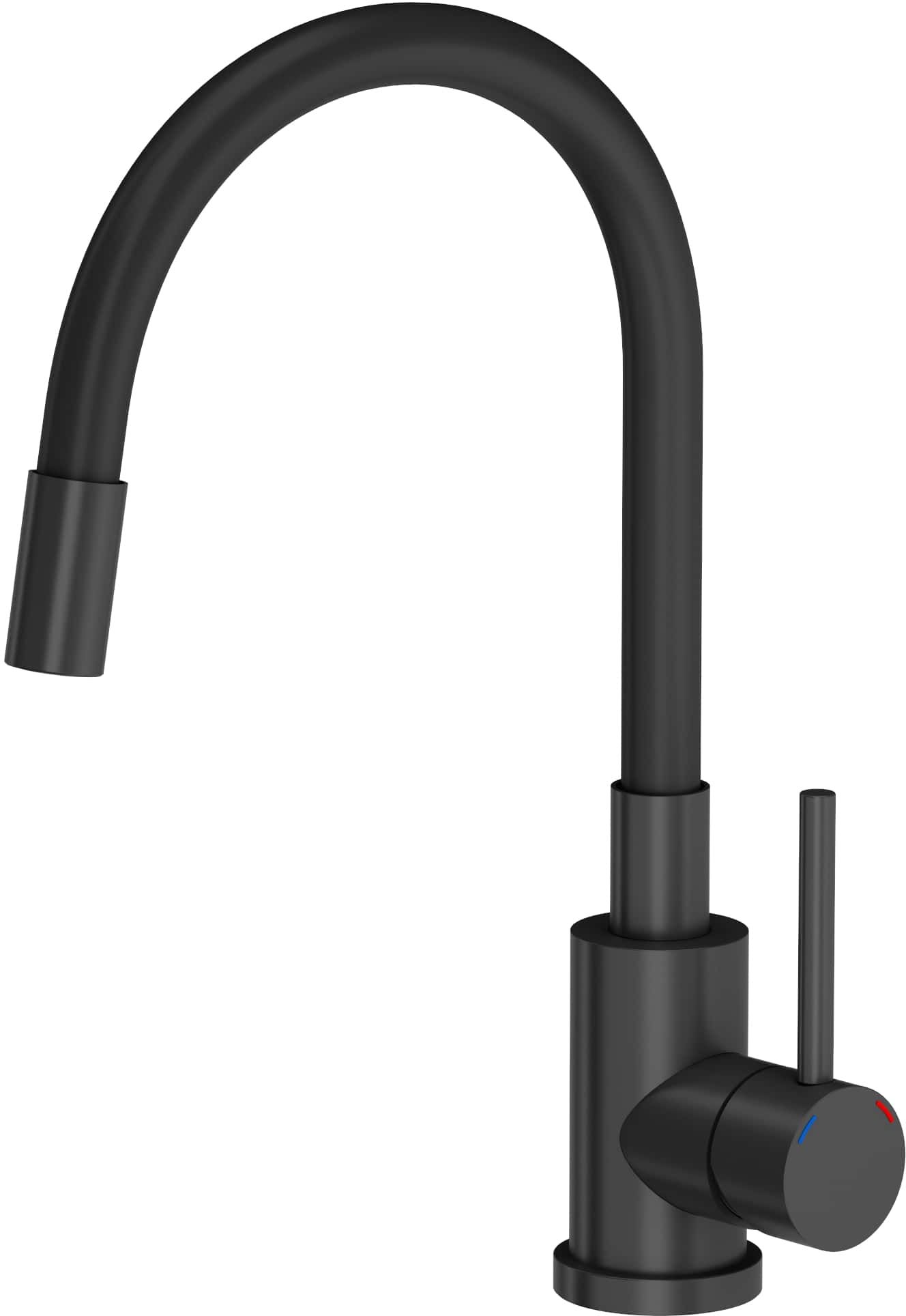 Quadron Maggie grifo de cocina de pie negro 3323503BLM