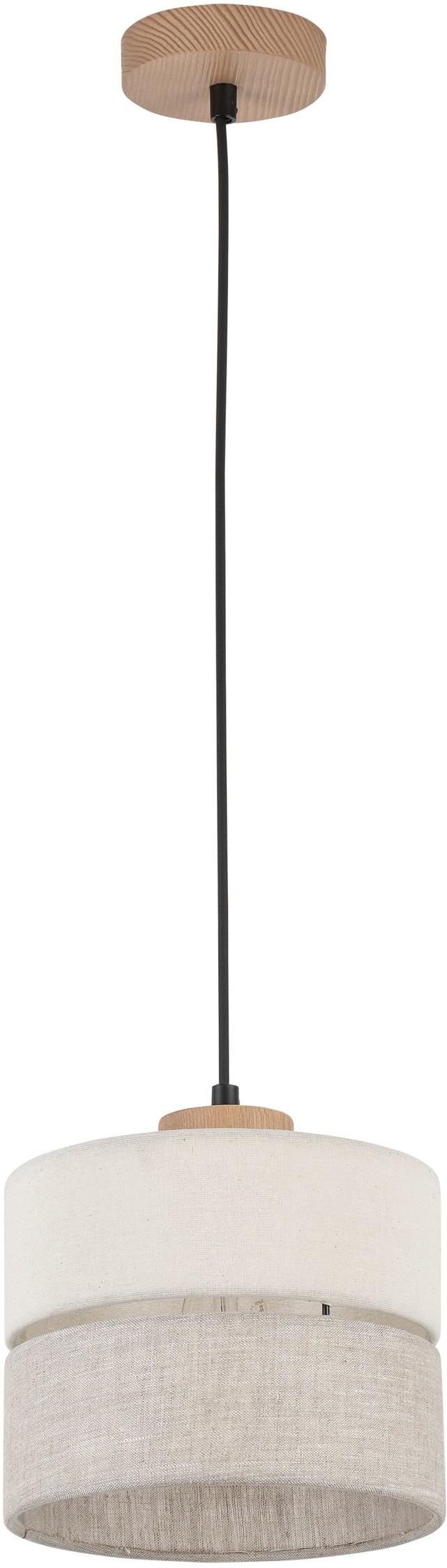 TK Lighting lámpara colgante 1x15 W madera 5770