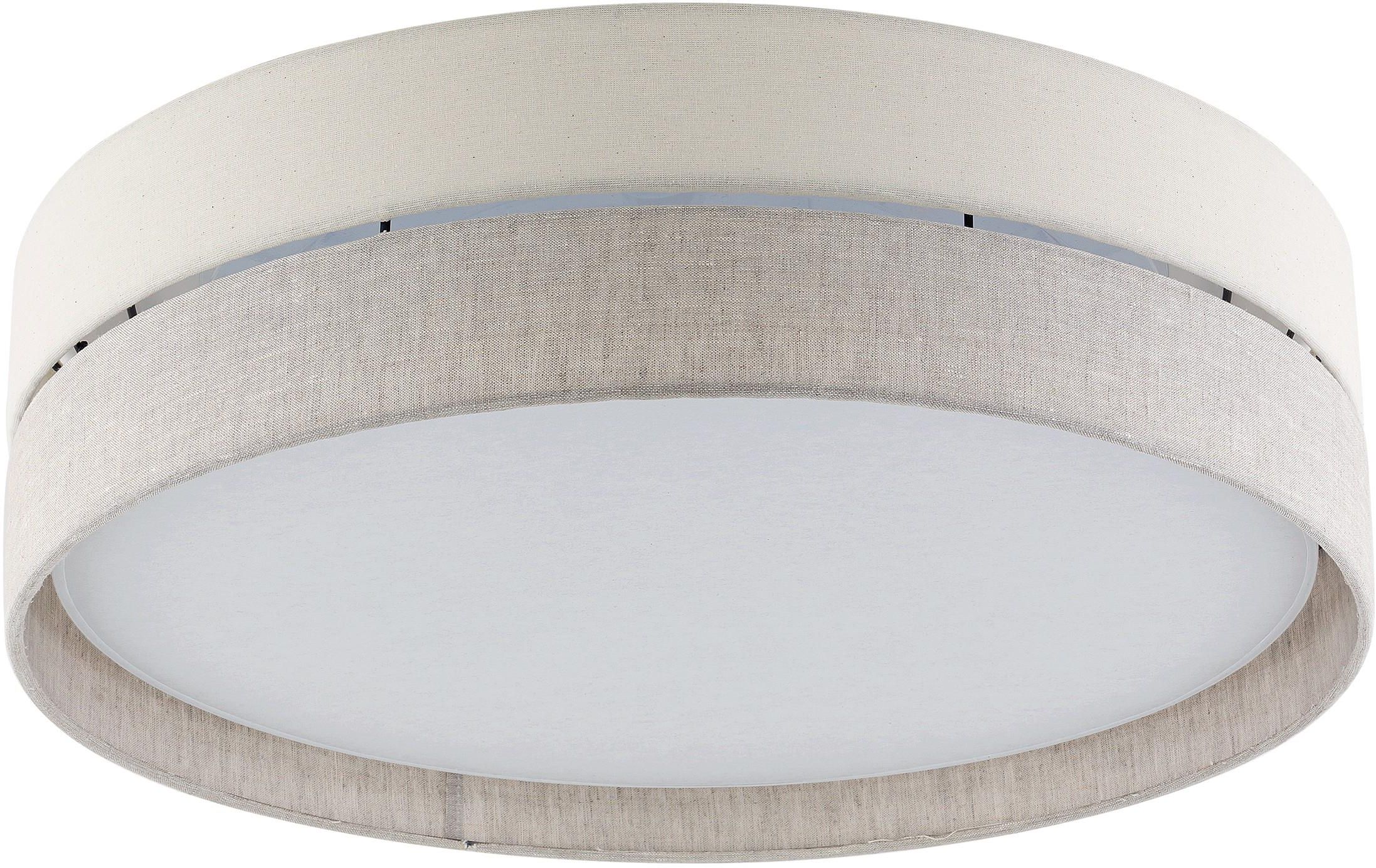 TK Lighting Eco plafón 4x15 W blanco-gris-beige 5774