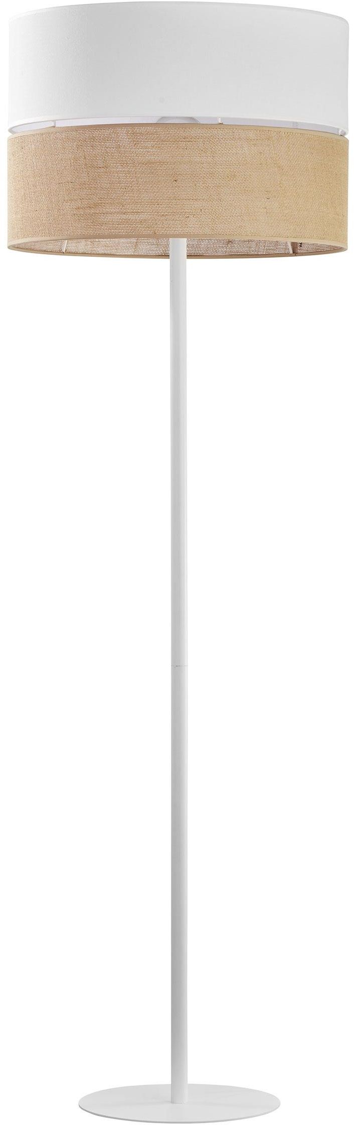 TK Lighting Linobianco lámpara de pie 1x15 W blanco-marrón 5241