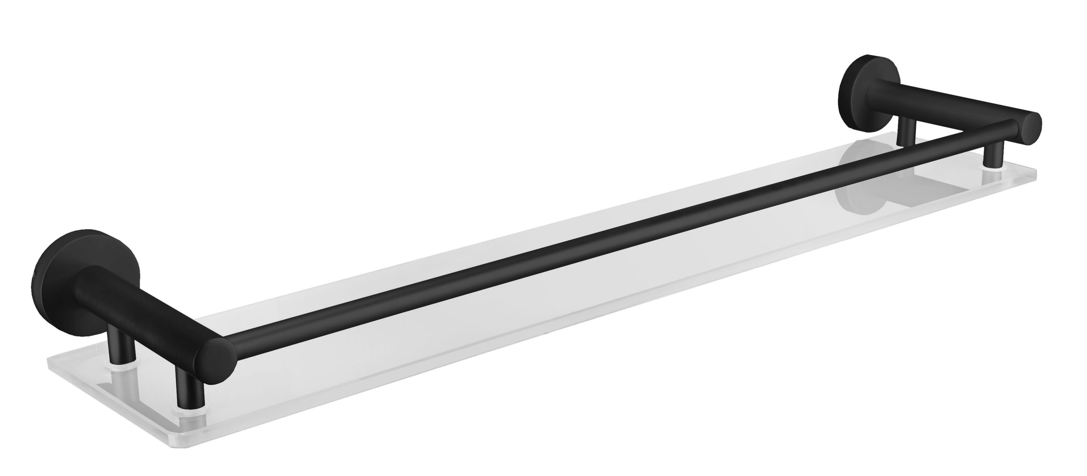 Kleine Wolke Apollo Nero estante de baño 56 cm blanco-negro 8020108828