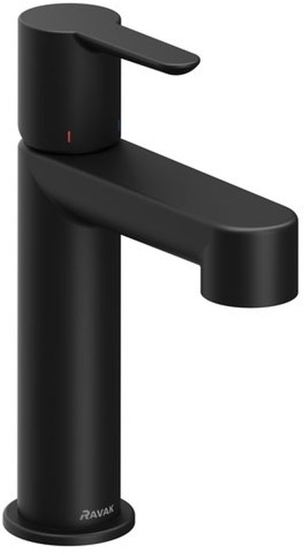 Ravak Puri grifo para lavabo de pie negro X070181