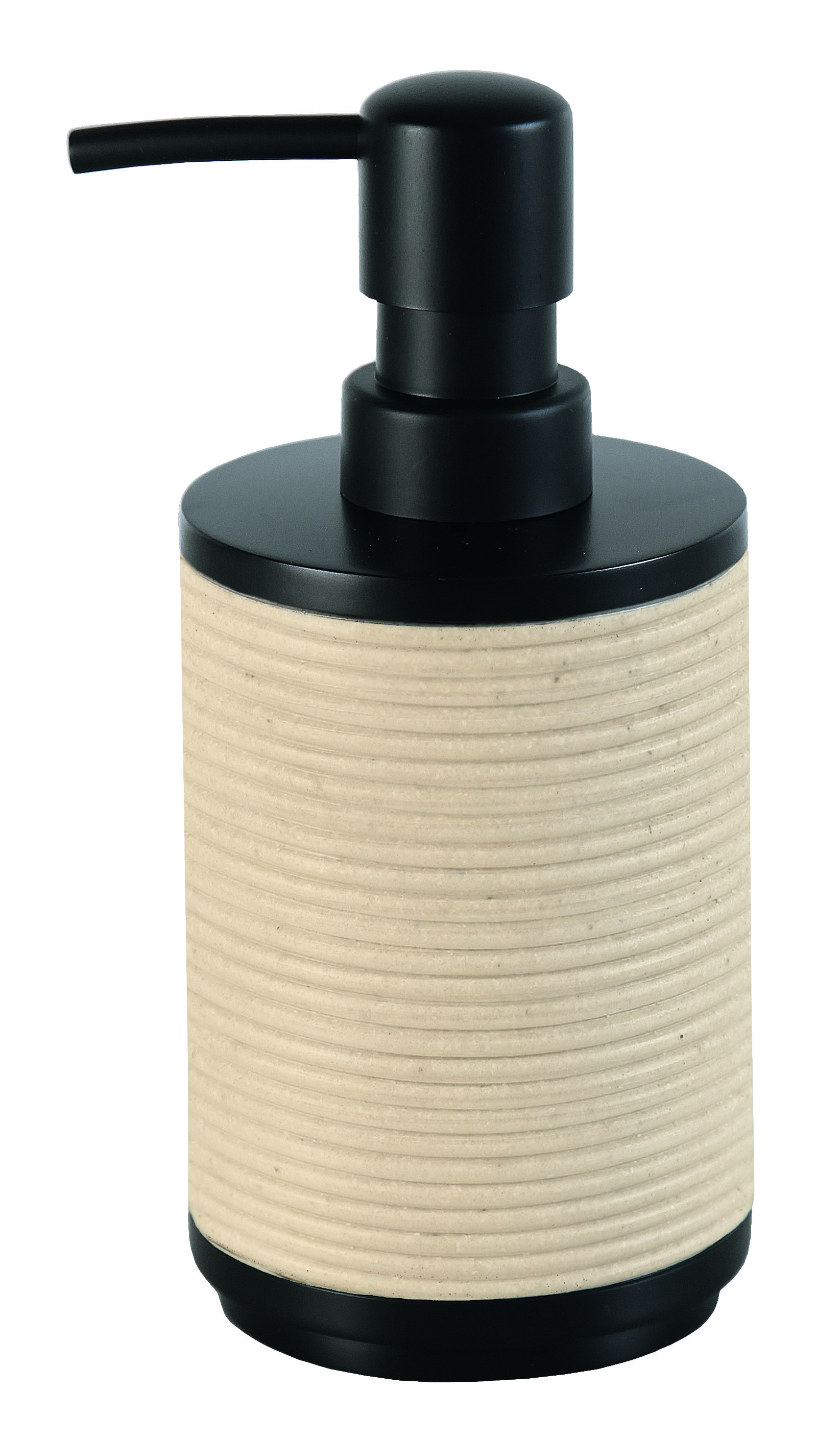 Kleine Wolke Runa dispensador de jabón 350 ml negro-beige 8087202854
