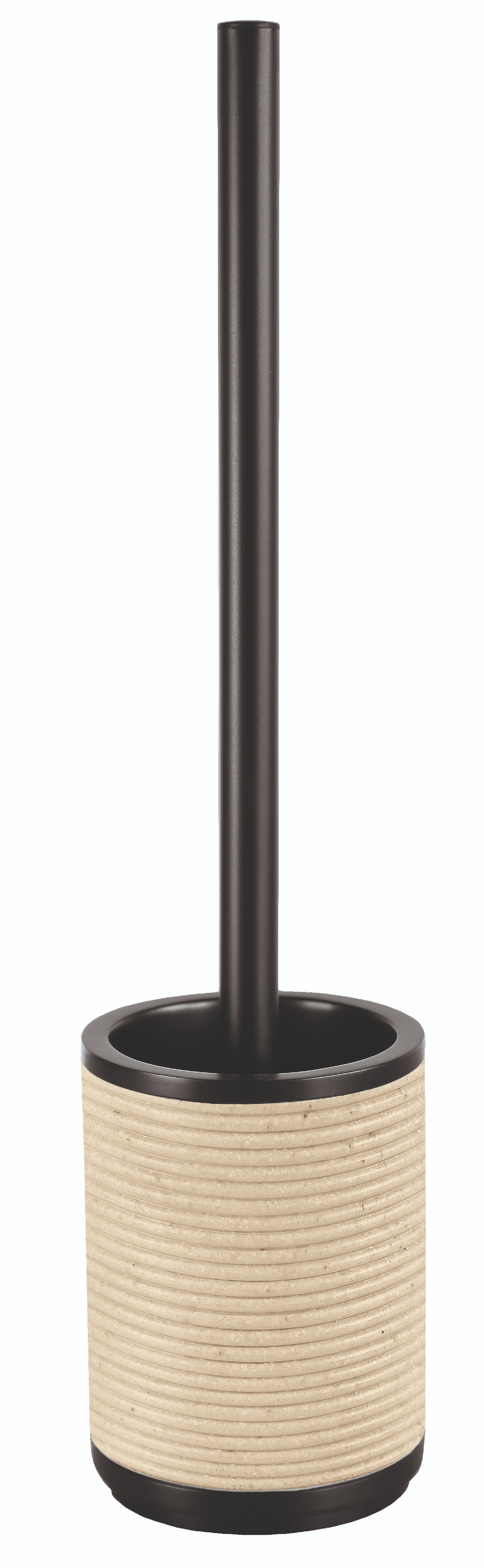 Kleine Wolke Runa escobilla de baño apoyado negro-beige 8087202856